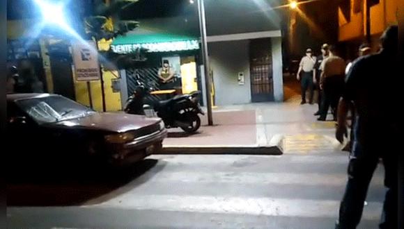 Un herido deja balacera en Carmen de la Legua. (Captura de video)