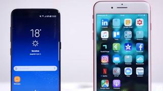 Iphone 7 Plus vs. Galaxy S8: Estas son las diferencias [VIDEO]