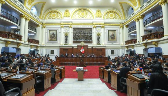 Pleno del Congreso realizó sesión presencial. (Foto: Congreso)