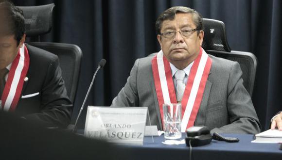 Orlando Velásquez. Miembro del Consejo Nacional de la Magistratura (CNM). (Percy Ramírez)
