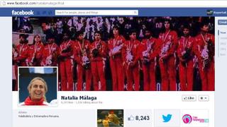 Natalia Málaga no tiene cuenta en Twitter ni página en Facebook