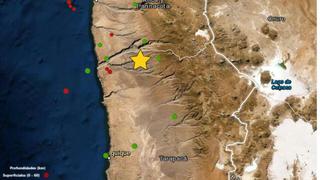 Sismo de magnitud 5.6 se sintió en la región de Tacna esta mañana