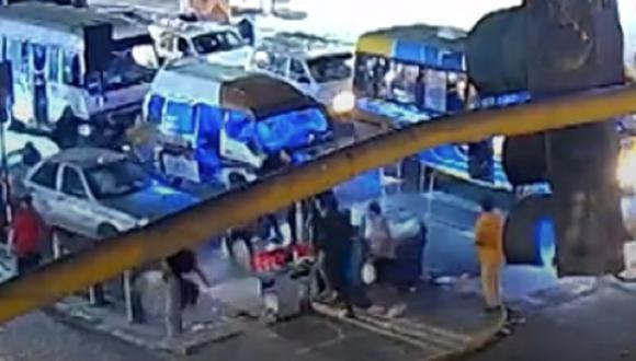 Persecución en San Juan de Lurigancho. (Foto: captura TV)