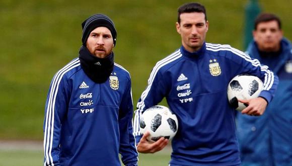 Lionel Scaloni se refiere al posible retiro de Lionel Messi de la selección argentina. (Foto: EFE)
