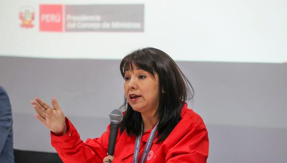 Mirtha Vásquez exhortó al ministro de Energía y Minas que se presente en las sesiones de la comisión del gas de Camisea. Foto: archivo Twitter PCM