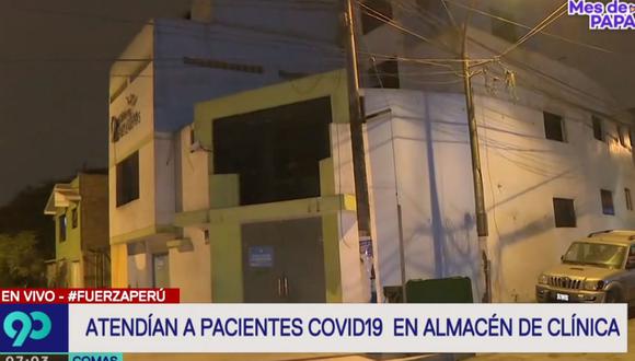 La clínica clandestina está ubicada en la urbanización San Agustín, en Comas. (Latina)