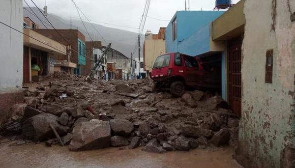 Huaicos en distrito de Aplao deja al menos un muerto y varias viviendas destruidas(Foto: Andina)