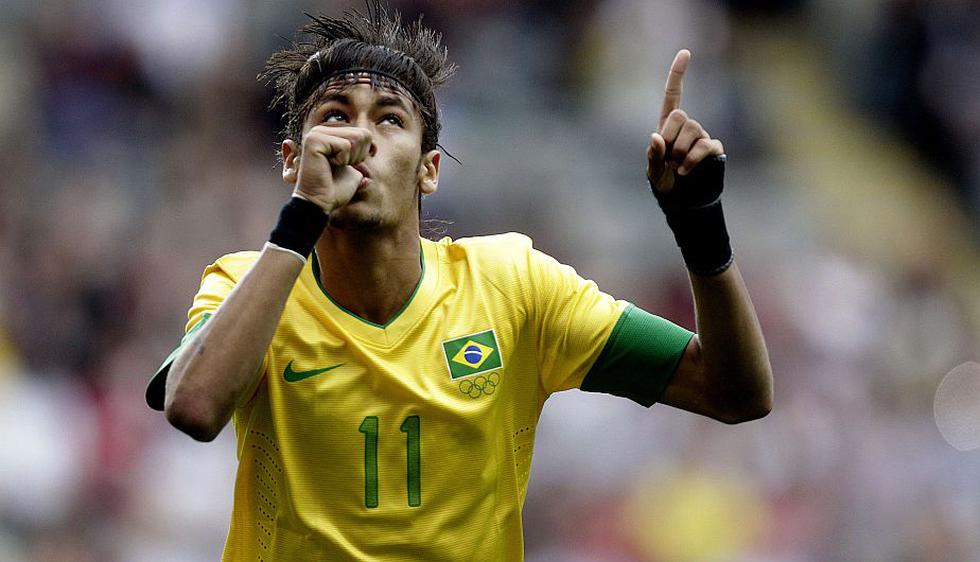 Neymar, de Brasil. (AFP)