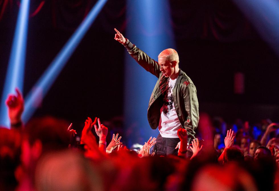 Eminem celebra 11 años de sobriedad: “Todavía sin miedo” (FOTO: AFP)