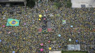 Miles de personas protestaron en contra del nuevo gobierno en Brasil