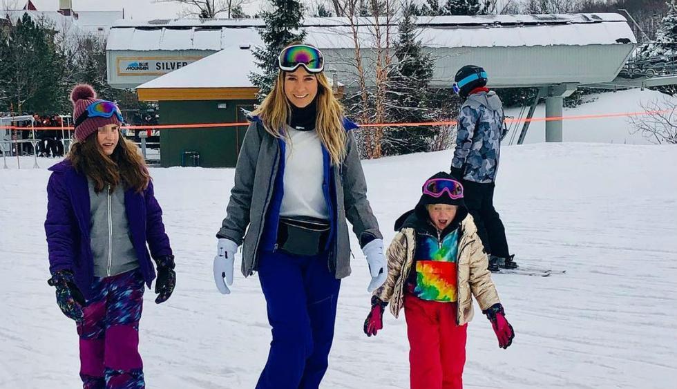 Geraldine Bazán vacaciona con sus hijas en Canadá (Fotos: Instagram)