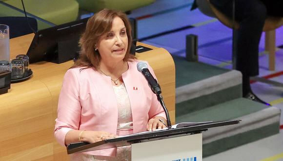 La presidenta Dina Boluarte en las Naciones Unidas. (Foto: Presidencia)