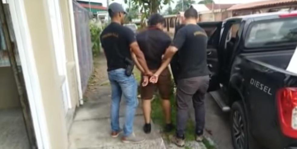 El supuesto culpable de homicidio fue identificado como el nicaragüense Caín Gutiérrez Alfaro. (Captura de video)