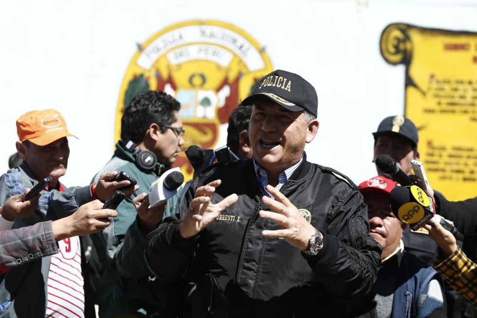 El ministro Urresti presentó cargamento de droga incautado en Andahuaylas. (César Fajardo)