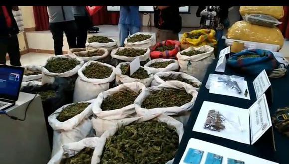 La Libertad: Policía incauta más de 300 kilos de marihuana durante cuarentena por COVID-19. (Foto: captura de pantalla/PNP)