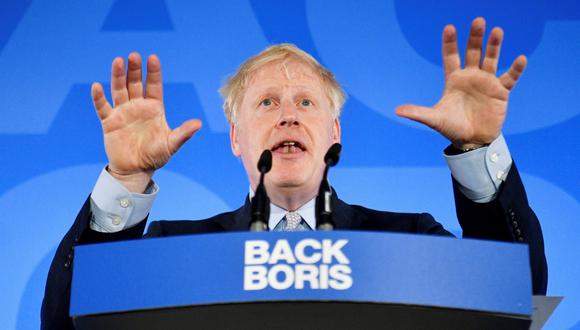 Boris Johnson parte como favorito para suceder a May, y por ese motivo sus palabras se escrutan con más detalle que las de los demás. (Foto: EFE)