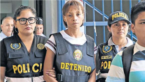 Detenida. Jessica Tejada había viajado a Estados Unidos con Cuba en diciembre. Juez resolverá su situación. (Andina)