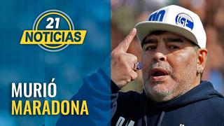 Maradona murió de un paro cardiorespiratorio