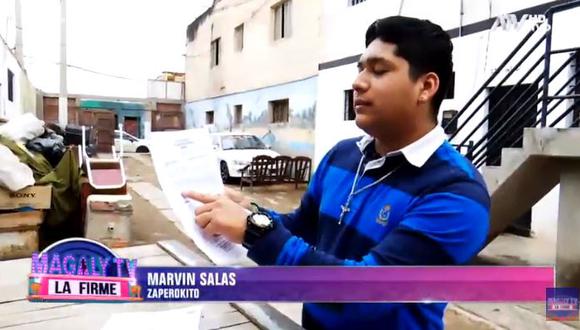 Marwin Salas, integrante de “Zaperoko”, responsabilizó a Toño Centella de estar detrás de amenazas de muerte en su contra. (Foto: captura de video)