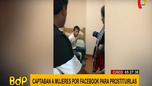 Capturan a hombre que captaba mujeres en Facebook para explotarlas en Cusco (Captura: BDP)