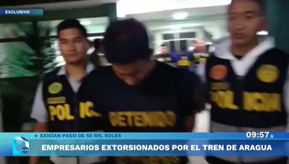 Tren de Aragua extorsionaba empresarios en Chiclayo. Foto: Captura América Noticias