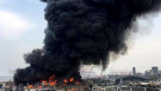 Reportan gran incendio en el puerto de Beirut, semanas después de la explosión [FOTOS y VIDEOS]