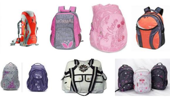 Las mochilas tienen demanda en temporada escolar. (USI)