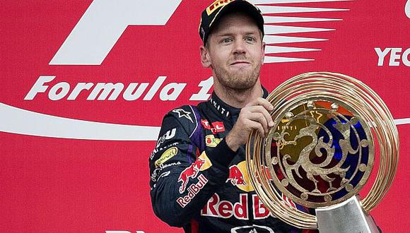 Sebastian Vettel triunfó en Corea. (AFP)