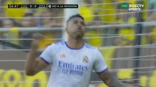 Real Madrid vs. Cádiz: Mariano se lució como ‘9′ para el primer gol del conjunto blanco [VIDEO]