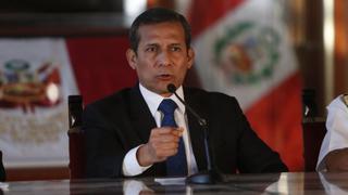 Ollanta Humala: "Comisiones del Congreso se han convertido en comisarias"