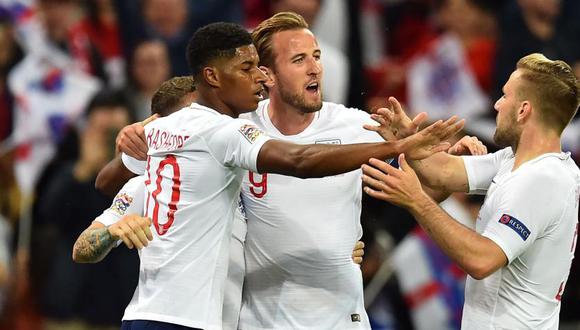 La Selección de Inglaterra cayó 2-1 frente a España en la Liga de Naciones (Foto: AFP).