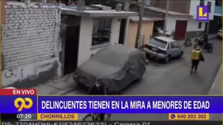 Chorrillos: Incrementan asaltos de ‘raqueteros’ en la Av. Alameda Horizontes