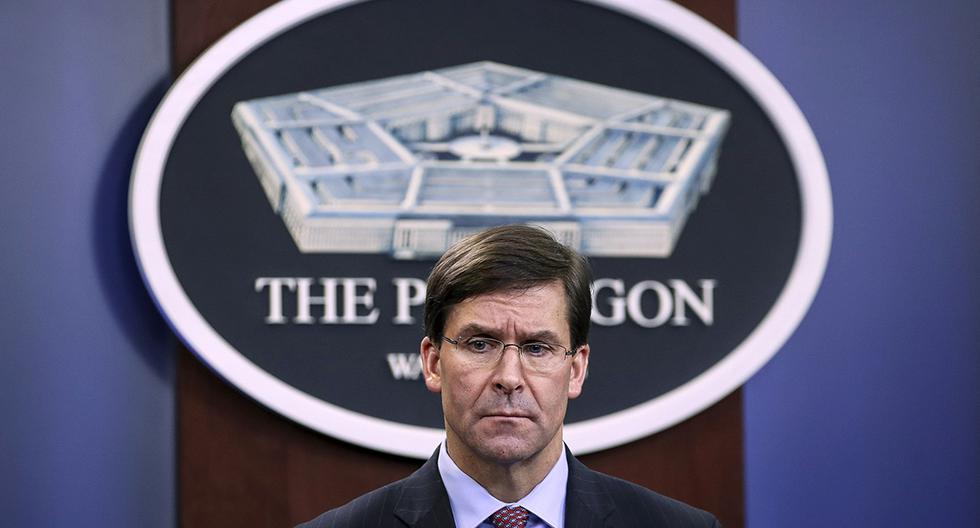 El secretario de Defensa de Estados Unidos, Mark Esper, anunció la muerte del militar en Nueva Jersey. (Foto: AFP/DREW ANGERER)
