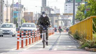 Municipalidad de Lima implementó 4.7 km de ciclovías emergentes en la avenida Canadá