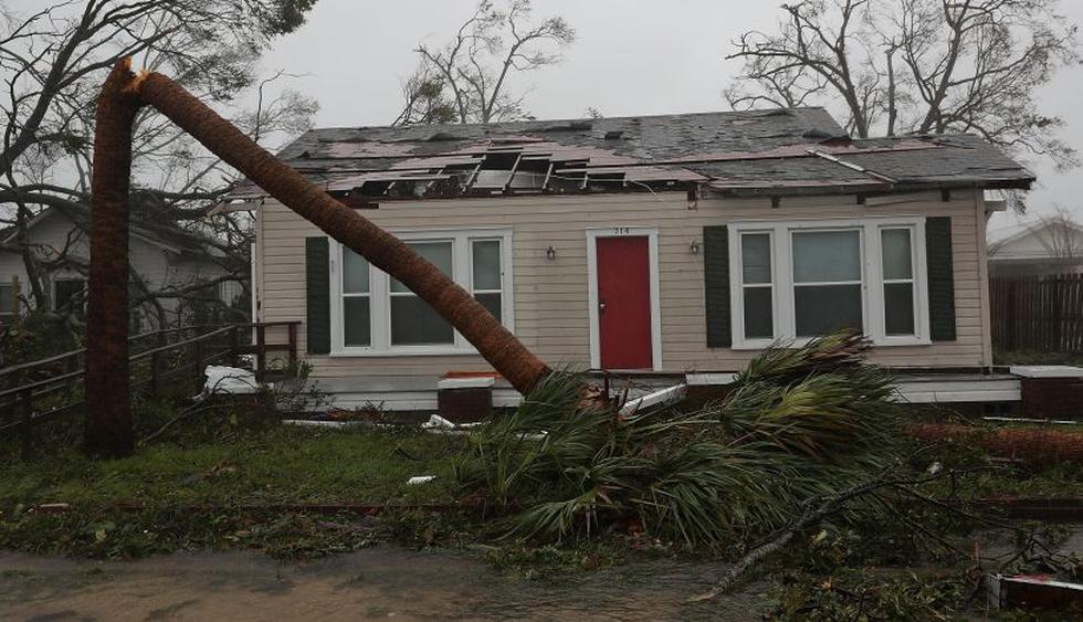 Huracán Michael dejó una terrible escena de guerra en noroeste de Florida | Foto: AFP