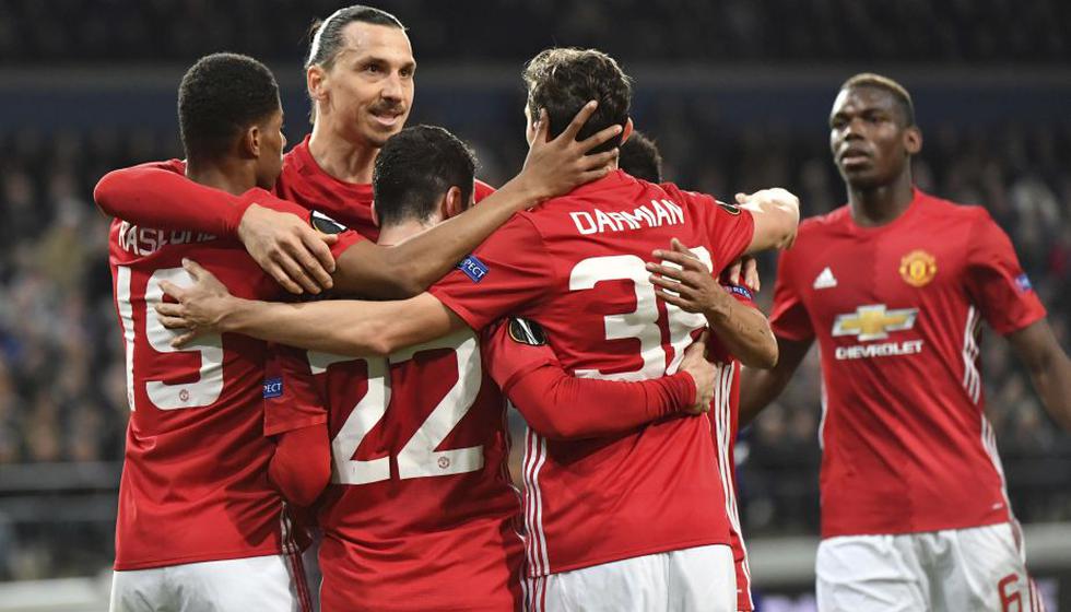 Anderlecht y Manchester United igualaron a uno en el primer duelo entre ambos equipos por los cuartos de final de la Europa League. (AP)