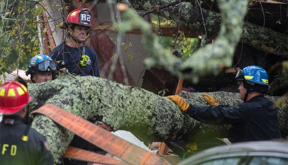 Huracán Florence cobró sus dos primeras víctimas en Estados Unidos. (Foto: AFP)