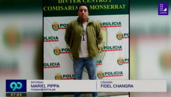 Los agentes de la comisaría de Monserrat capturaron a Giancarlo Puppi Guzmán a las pocas cuadras de la casa de su ex pareja.&nbsp; (Foto: Latina)
