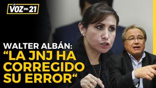 Walter Albán: “La JNJ ha corregido su error de nombrar a Patricia Benavides como fiscal suprema”