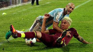 Argentina igualó 2-2 ante Venezuela y rescató un punto de visita en las Eliminatorias [Fotos y video]