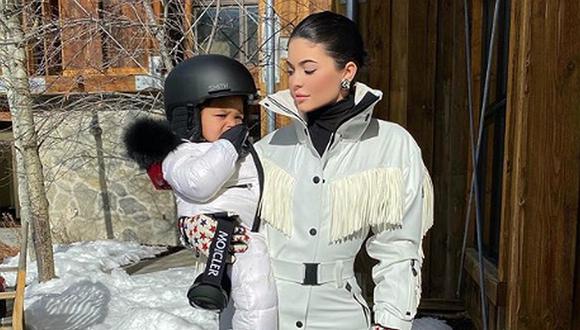 Kylie Jenner y Travis Scott: así celebraron el cumpleaños de su hija Stormi.  (Foto: Instagram)