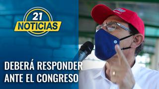 TC admite demanda y dice que presidente Vizcarra deberá ir mañana al Congreso