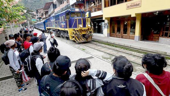 Cusco: Este 24 de noviembre habrá protesta en Machu Picchu por rebaja de pasajes en tren (Foto referencial: archivo)