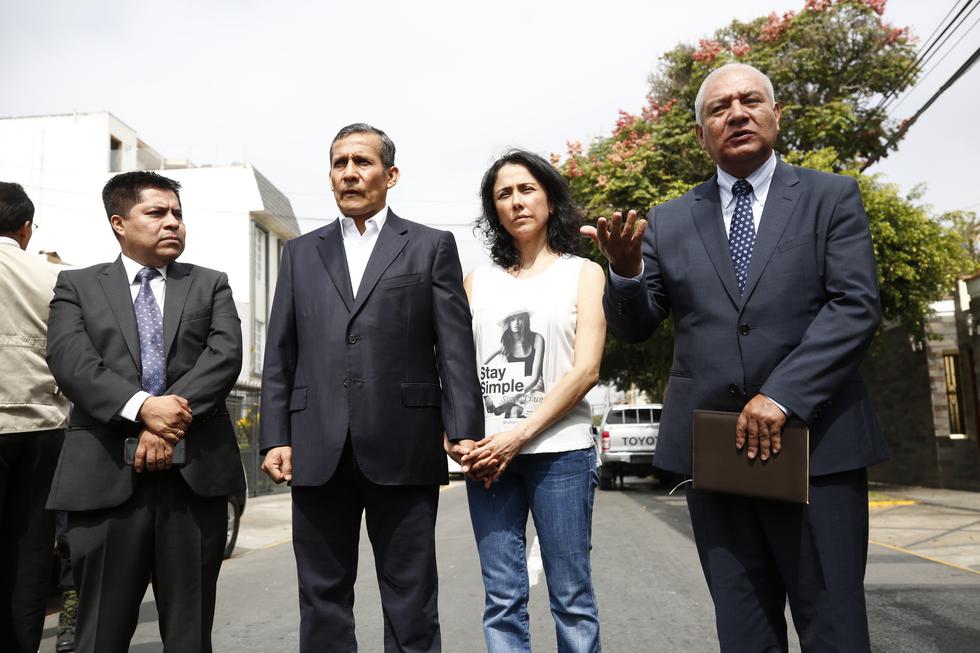 Nadine Heredia y Ollanta Humala. (Perú21)