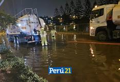 San Juan de Miraflores: Reportan gran aniego en la avenida Alipio Ponce (VIDEO)