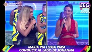 “Esto es Guerra”: María Pía Copello fue presentada como la nueva conductora y así reaccionó Johanna San Miguel | VIDEO 