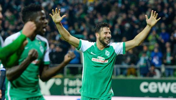 Claudio Pizarro continúa en racha en Alemania. (AFP)
