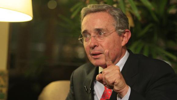 Álvaro Uribe, ex presidente de Colombia.