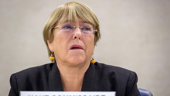 Michelle Bachelet, expresidenta de Chile y actual  Alta Comisionada de Derechos Humanos de la ONU. (Foto: AFP)