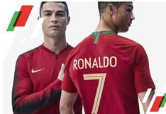 Portugal presentó su camiseta para Rusia 2018 con Cristiano Ronaldo
